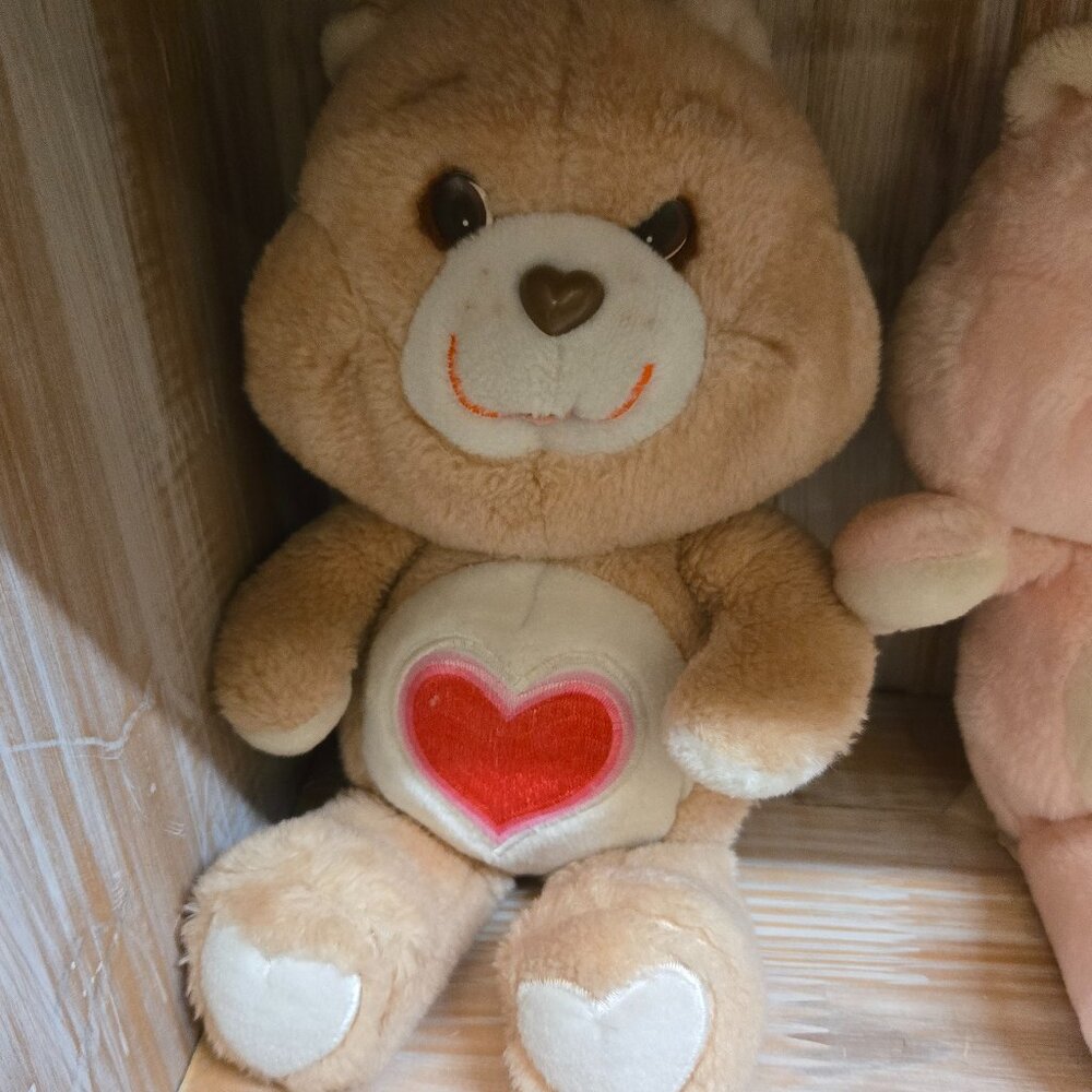 ❤ full size 1980s vintage Kenner care bear Tenderheart ❤